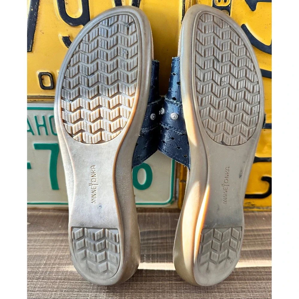 Minnetonka slide sandals